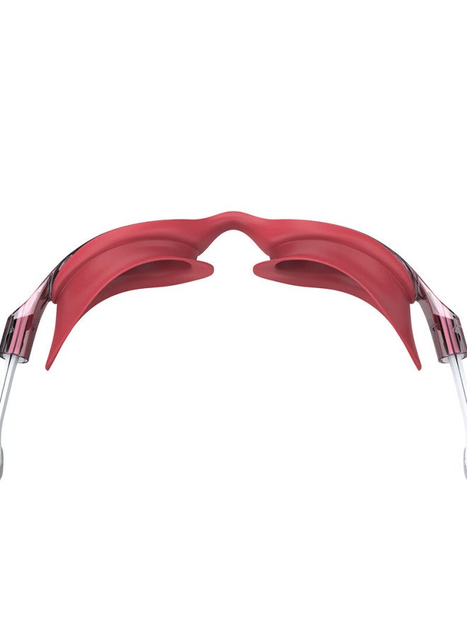 Speedo Adult Swim Goggles Vclass Wide Angle High-End Imported Anti-Fog Coating Women'S Swim Goggles Dark Pink - Image 2