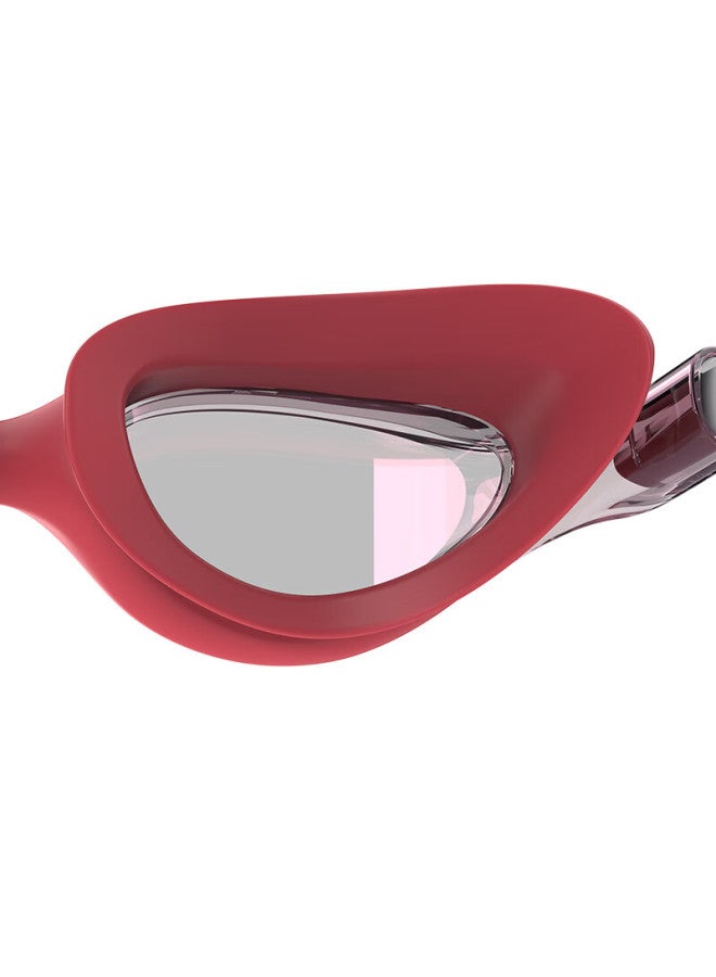 Speedo Adult Swim Goggles Vclass Wide Angle High-End Imported Anti-Fog Coating Women'S Swim Goggles Dark Pink - Image 4