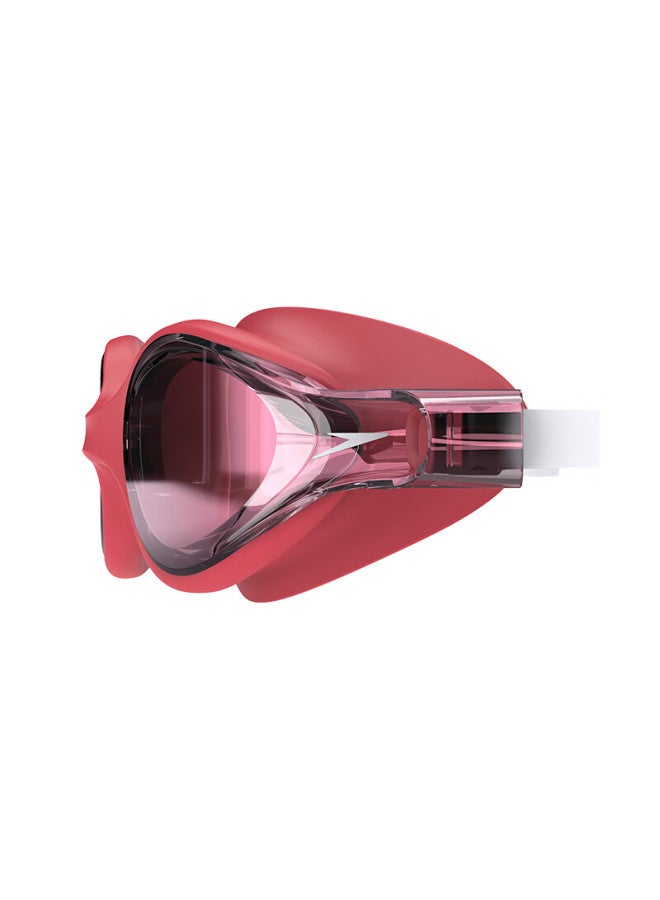Speedo Adult Swim Goggles Vclass Wide Angle High-End Imported Anti-Fog Coating Women'S Swim Goggles Dark Pink - Image 3