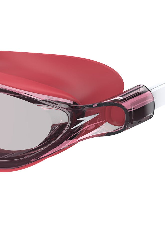 Speedo Adult Swim Goggles Vclass Wide Angle High-End Imported Anti-Fog Coating Women'S Swim Goggles Dark Pink - Image 5