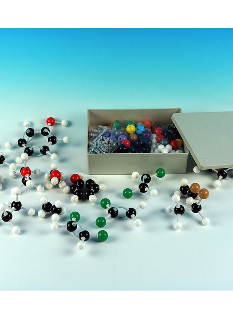 Generic - 444PCS Molecular Model Kit Set (196 Atoms Model+244 Link Keys+ 3 Orbitals +1 T ool) Portable for Student/ Teaching/ Lab - Image 1