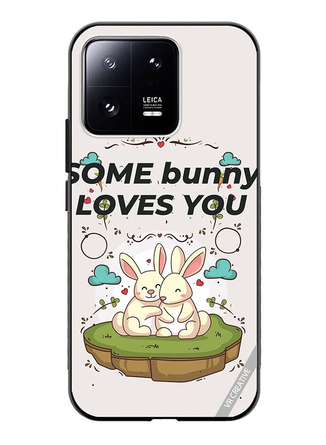VR CREATIVE Protective Case Cover For Xiaomi 13 Love Bunny Design Multicolour - Image 1