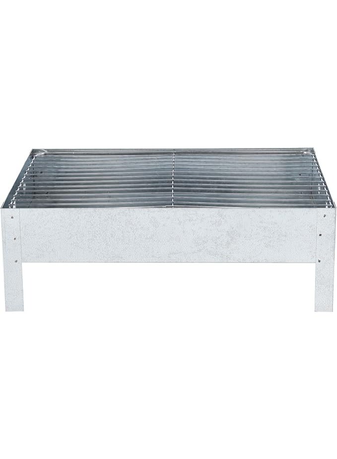 Home auraa Grill Rack with Silver Grill 39 x 23 - Image 3