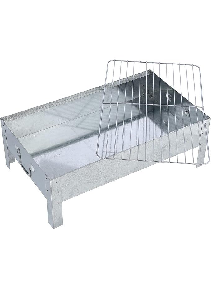 Home auraa Grill Rack with Silver Grill 39 x 23 - Image 1