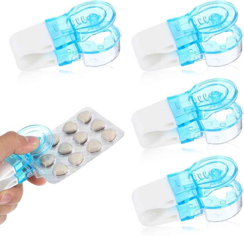 4 Pcs Pill Popper Tool for Easy Tablet Removal