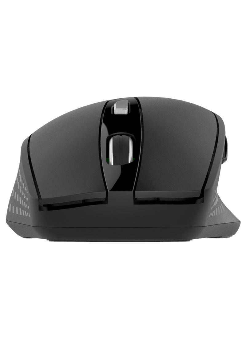 Volkano - Volkano Chrome Serie, 2.4GHz wireless,1000/1200/1600 DPI Reso, Key Number 6, With on/off switch,USB Nano receiver, Support Windows 7/8/10/11Maclutions, Operating range up to10 meters, Black - Image 1