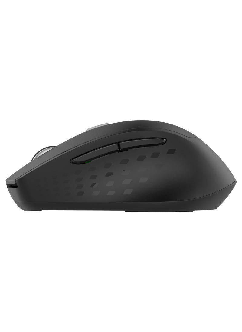 Volkano - Volkano Chrome Serie, 2.4GHz wireless,1000/1200/1600 DPI Reso, Key Number 6, With on/off switch,USB Nano receiver, Support Windows 7/8/10/11Maclutions, Operating range up to10 meters, Black - Image 1