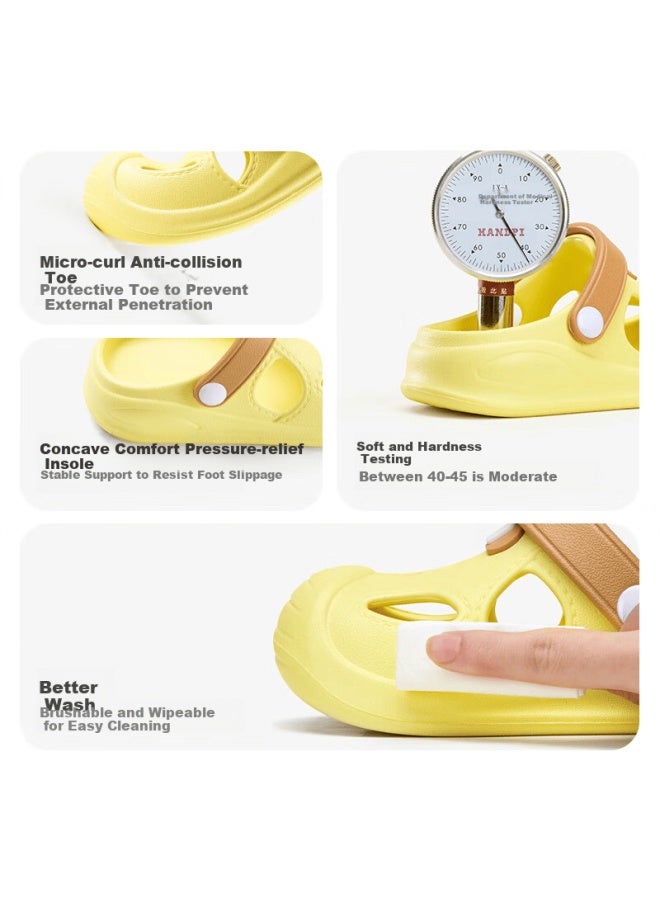 Cheerful Mario Boys' Perforated Shoes Summer Outdoor Beach Sandals Toddler Non-slip Indoor Shower Eva Children's Slippers - Image 2