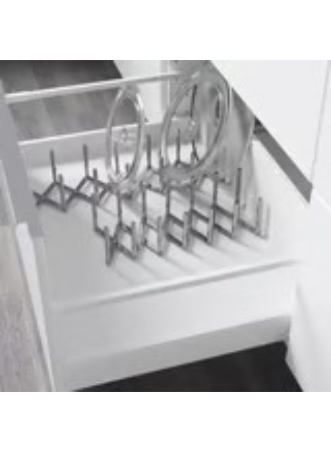 Variera Pot lid organiser stainless steel - Image 2