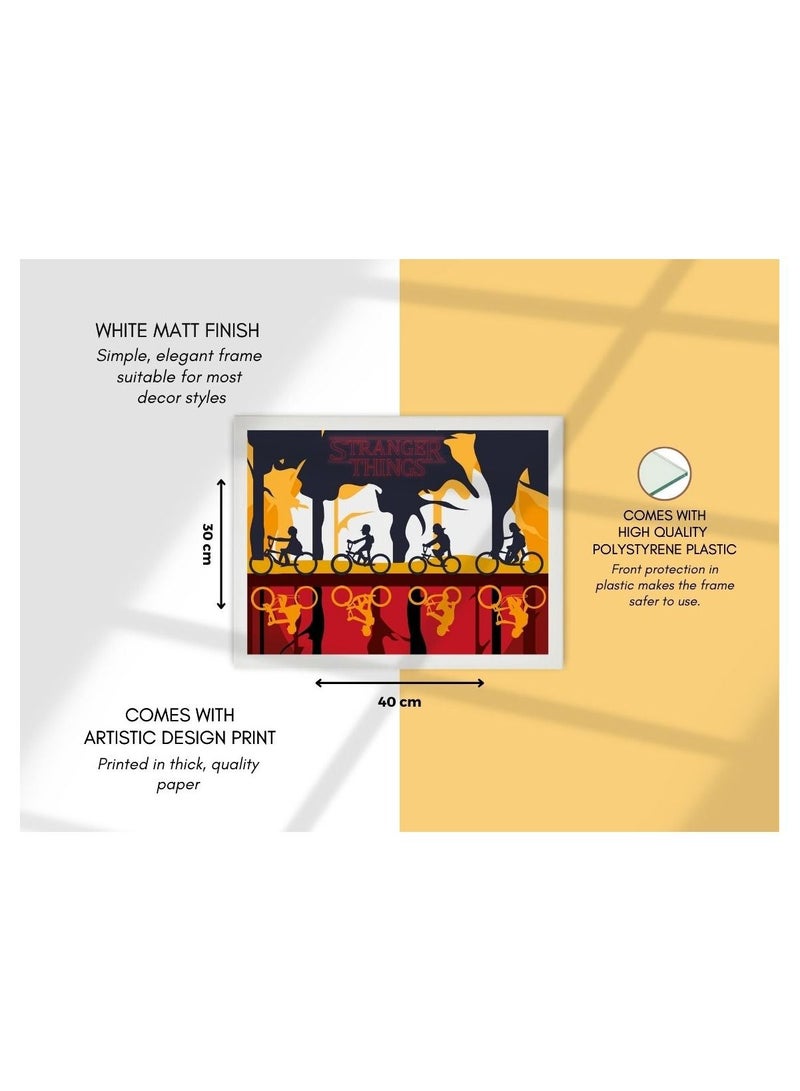 MEC Stranger Things Wall Art Poster Frame 30x40 cm - Image 4