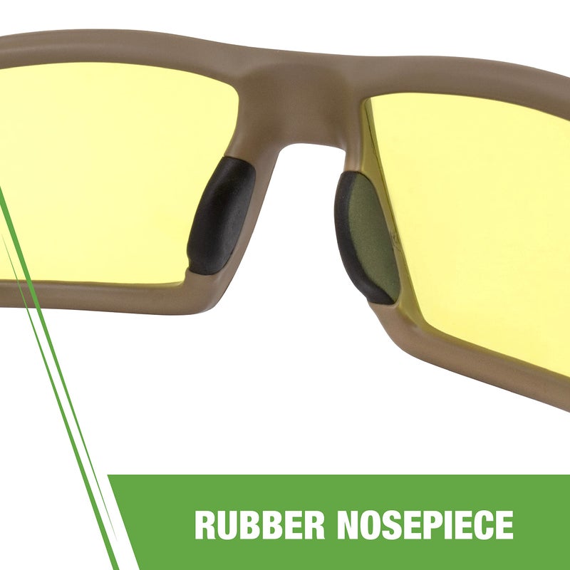 Crossfire نظارات السلامة كروس فاير 41285، عدسة صفراء، مقاس واحد - Image 3