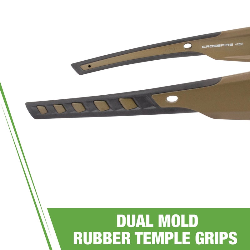 Crossfire نظارات السلامة كروس فاير 41285، عدسة صفراء، مقاس واحد - Image 4