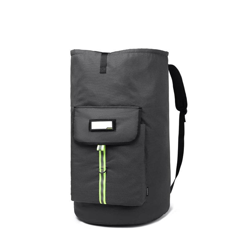 SUOVOCK laundry bag backpackextralarge heavy duty laundry bagslaundry backpack for college studentsdrawstring closure charcoal grey laundry bag with straps