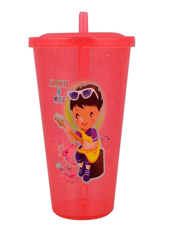 Meswarn® Straw Cup | Easy-Grip Soft Straw Sippy Cup 250ML| Baby Straw Sipper Glass with Lid Toddler Feeding Supplies| BPA Free Sipper Glass for Kids Easy to sip The Water, Juice & Milk (2) - Image 1