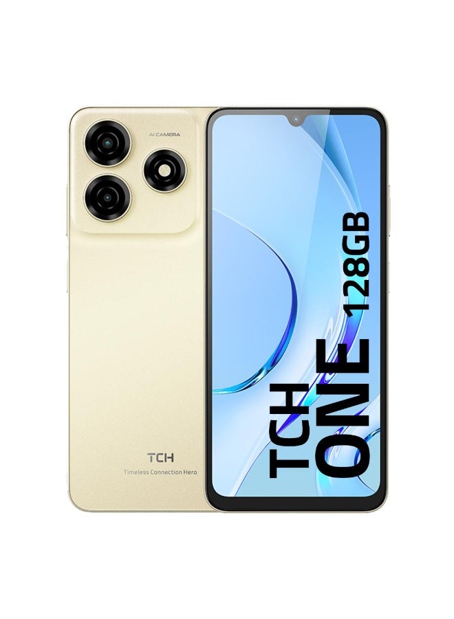 TCH ONE SMARTPHONE BEIGE 4GB RAM 128GB ROM (UAE Version)- with transperent covers in BOX - Image 1