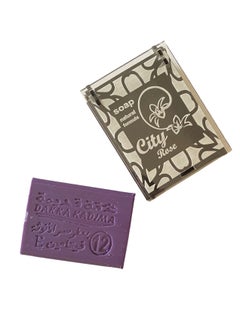 City Rose 100% Natural Aleppo Laurel Soap made of olive oil and laurel oil, suitable for all types of hair and skin, and does not cause allergies and Kind on the skin with smell Vitamin E  - Image 1