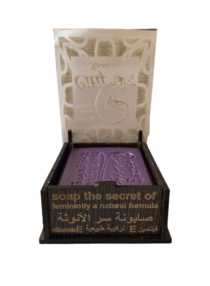 City Rose 100% Natural Aleppo Laurel Soap made of olive oil and laurel oil, suitable for all types of hair and skin, and does not cause allergies and Kind on the skin with smell Vitamin E - Image 3