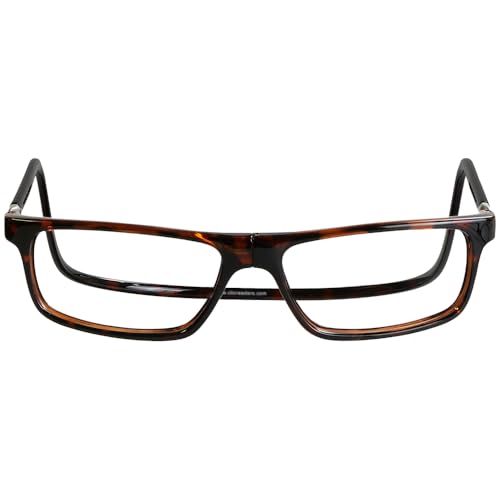 Clic Magnetic Reading Glasses for Men or Women, Computer Readers, Executive (M-XL, Tortoise, 1.75 Magnification) - Image 2