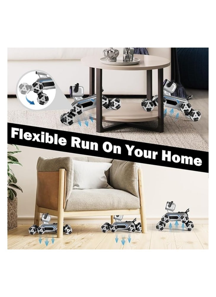 فيبكا BLF FUN Remote Control Robot Toys 6-8, 8WD Gesture Sensing Stunt Rc Robot Dog for Kid Boys 8-12, RC Car Toys for Boys Christmas Birthday Gifts Age 5-7, 8-12  - Image 2
