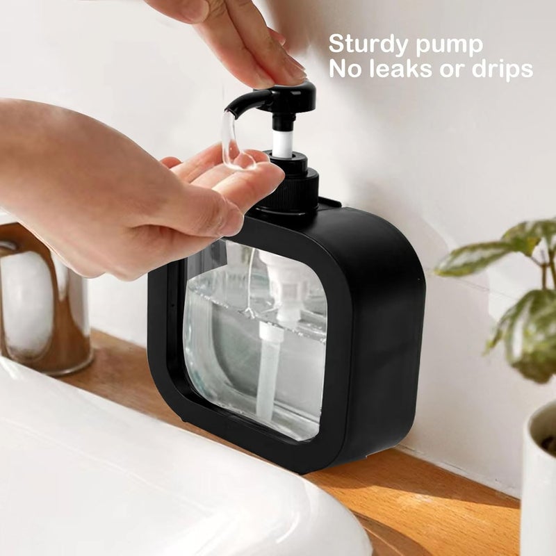 Epicstack 500ml Plastic Hand Soap Dispenser with Pump, Liquid Soap Dispenser for Bathroom, Kitchen, Sink, Wash Basin (Multi Colour) (Pack of 1) - Image 4