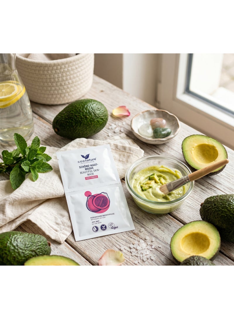 cosnature Beautiful Skin Mask Pink Pomelo – 16 ml, Radiance-Boosting Facial Treatment for Smooth, Hydrated & Naturally Glowing Skin with Refreshing Citrus Care - Image 5