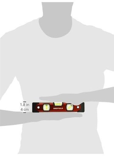 Sheffield Sheffield 58640 9 Inch Magnetic VGroove Torpedo Level  - Image 3