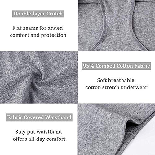 PLUMBURY Women Cotton Full Coverage High Waist|High Rise Panty, Size M-XXL (Pack of 4 Panty) - Image 5