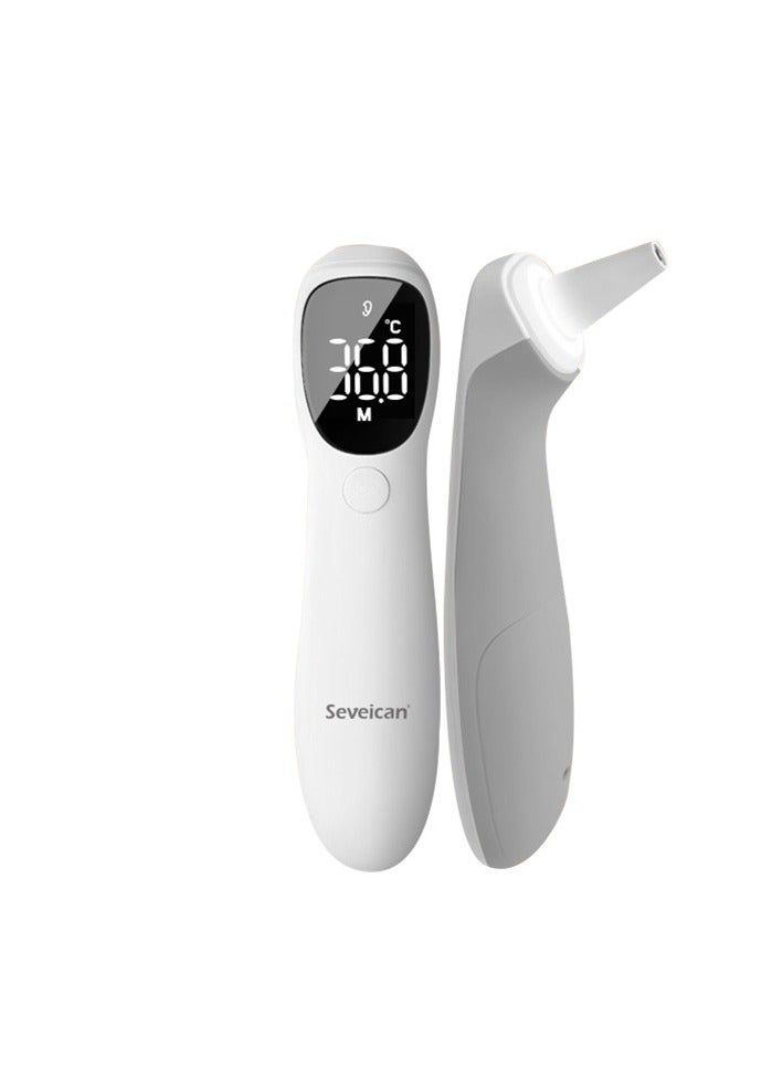 Dual Mode Forehead and Ear Thermometer, 1s Fast Reading Infrared Digital Thermometer, Medical Grade Fever Alarm Thermometer for Baby Kids Toddler Adult - Image 1