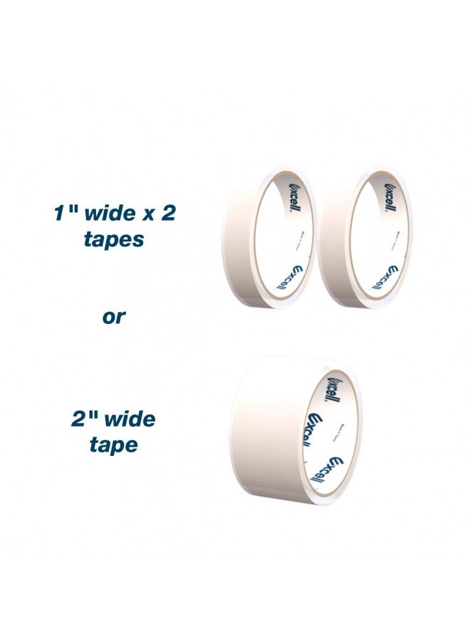 excell EX-17/3IN JVCC EX-17 Steel Desk Top Tape Dispenser: 3" wide, Blue/Grey - Image 5