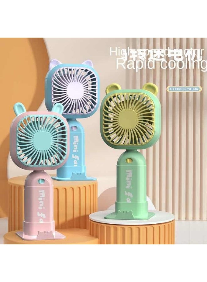 مروحة يدوية صغيرة | مروحة مكتب USB | مروحة يدوية صغيرة محمولة | مروحة كهربائية صغيرة، مروحة صغيرة، مروحة USB قابلة للطي، محمولة - Image 5