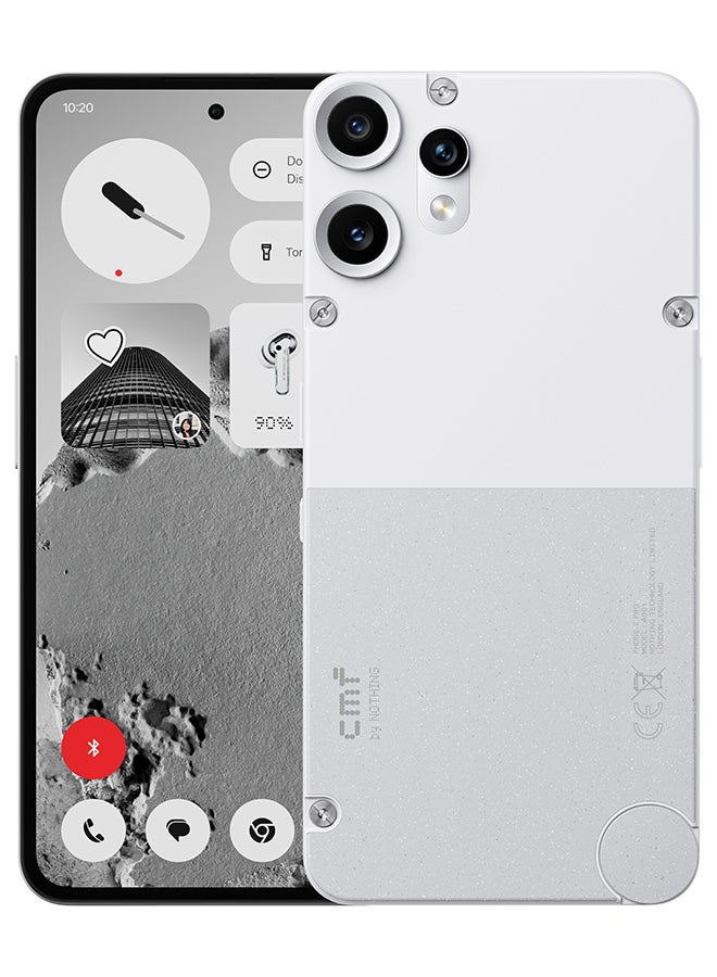 Phone 2 Pro Dual SIM 5G White 8GB RAM 128GB  - Middle East Version