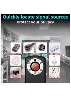 Bukela Hidden Camera Detector - Portable GPS Finder, Anti Spy Wireless Signal Scanner, Infrared Camera Detector, Listening Device Detector for Home, Office, Travel, Car  - Image 3