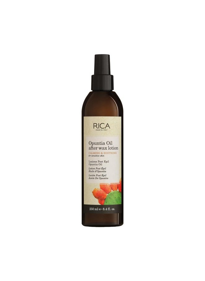 Rica Rica Opuntia Oil After Wax Lotion for Sensitive skin with Sun flower Oil, Jojoba Oil & Vitamin E - 250ml  - Image 1