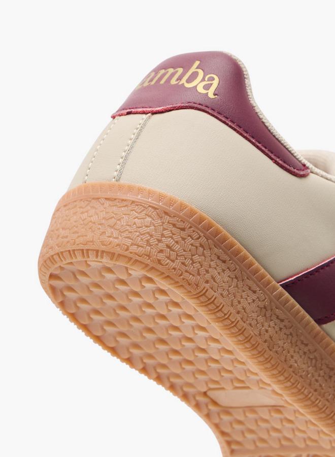 SAMBA Womens' Panelled Lace-Up Sneakers - Image 5