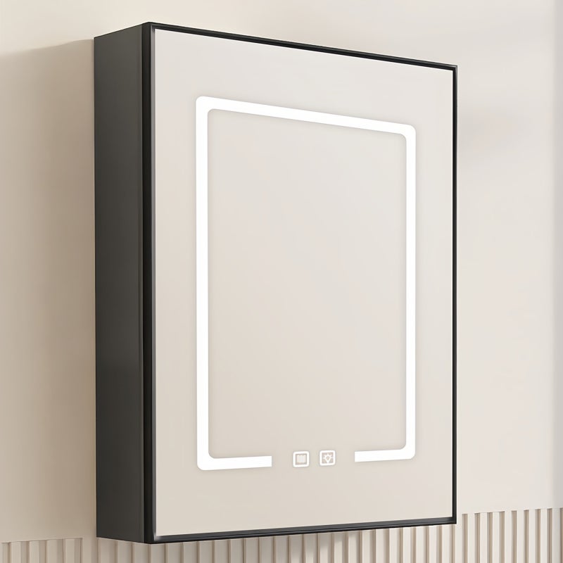 Sharpdo LED Bathroom Mirror with Light, Anti-fog - Wall-mounted Shaving Mirror with Touch Sensor, Waterproof Smart LED Vanity Mirror 50 x 60 x 10 CM - Image 3