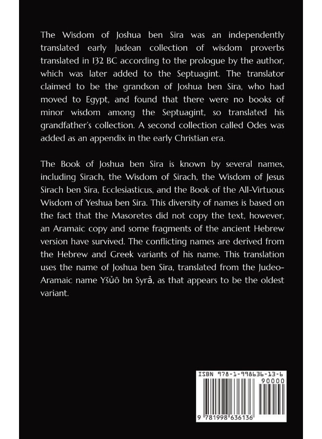 Septuagint - Wisdom of Joshua ben Sira and Odes (17)  - Image 2