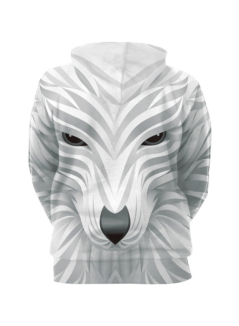 Loquat 3D Creative Abstract Three-dimensional Animal Print Hoodie  - Image 2