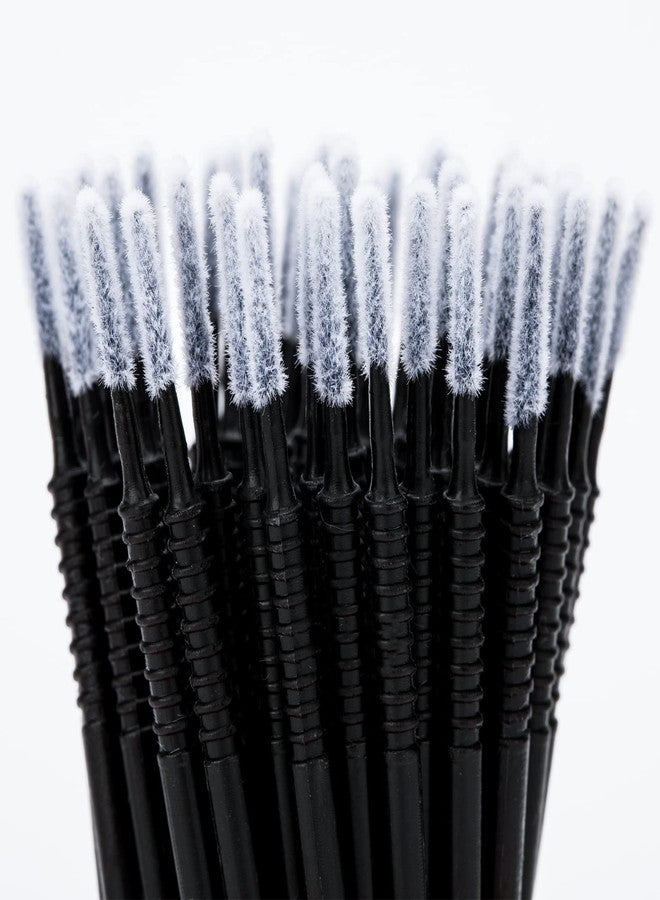 G2PLUS 400PCS Micro Cotton Swabs, High-end Microswabs for Eyelash Extensions, Micro Applicator Brush for Makeup and Personal Care (Black) - Image 4