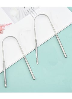 Halamine Tongue Scraper, Portable Stainless Steel Tongue Cleaner 1pcs for Adults and Kids, Professional Tongue Brush for Oral Care, Improve Bad Breath and Fresh Breath with Ergonomic Design for Hygiene  - Image 3
