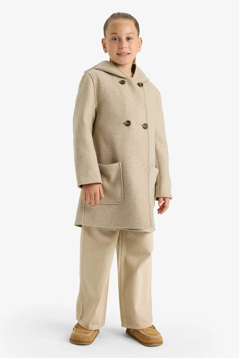 ديفاكتو Girl Hooded Cachet Jacket