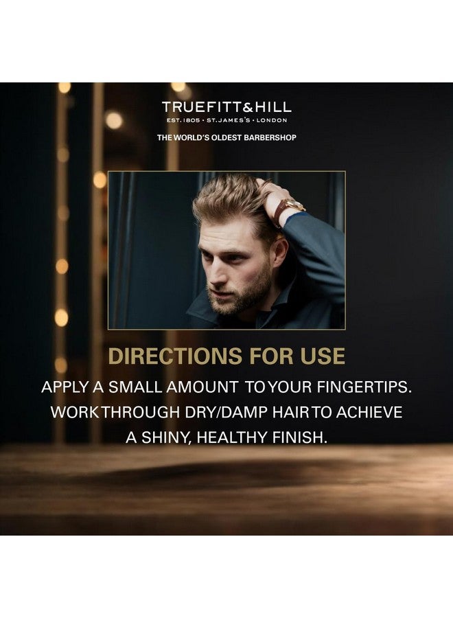 Truefitt & Hill Hair Styling Brilliantine Pomade | 100gm | Best for Small to Medium Hair |Medium Hold| Shine |Restylable | Easy Wash Off | Hair Styling Pomade|Hair Styling For Men|Safe For Daily Use|Non Greasy|Non Oily Look|Wheat Protein & Limonene - Image 5