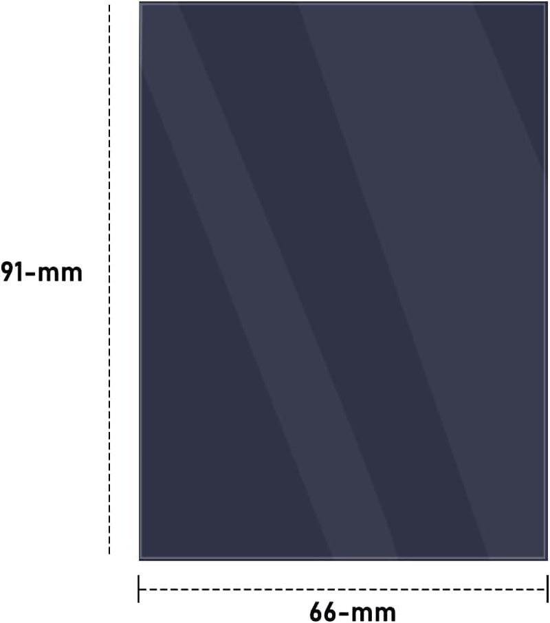 Kitoyz 500 Pcs Black Card Sleeves Toploaders for Trading Card, Matte Card Sleeves Deck Card Protectors Compatible with Baseball Cards, Sports Cards, Game Card - Image 2
