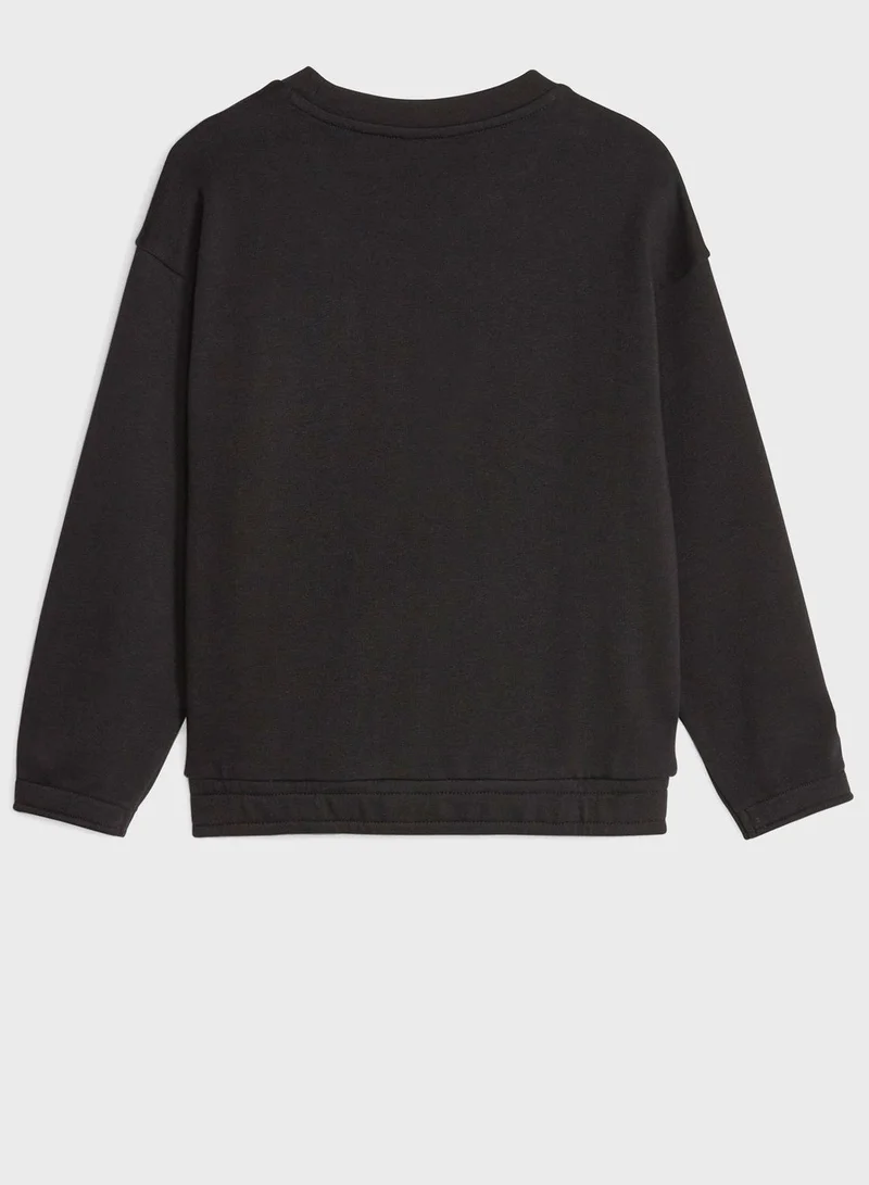 PUMA Kids Classics Mix Match Crew Tr Sweatshirt