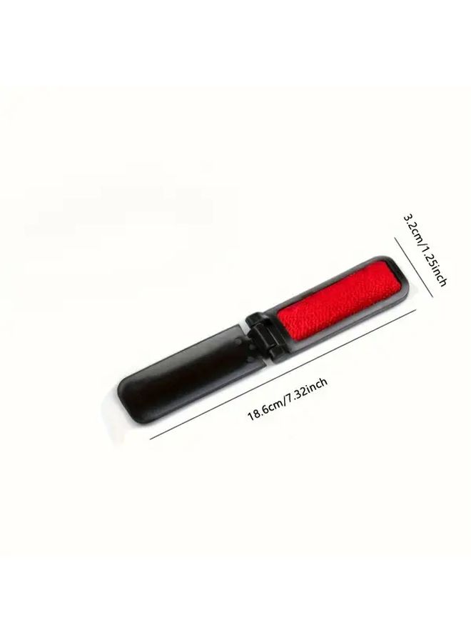 Portable Cordless Clothing Brush With Black Cleaning Pad Battery Free Dust Removal For Sweaters Laundry And Home Cleaning Ergonomic Design For Efficient Clothes Care Foldable Clothes Cleaning Brush Sweater Maintenance - Image 4