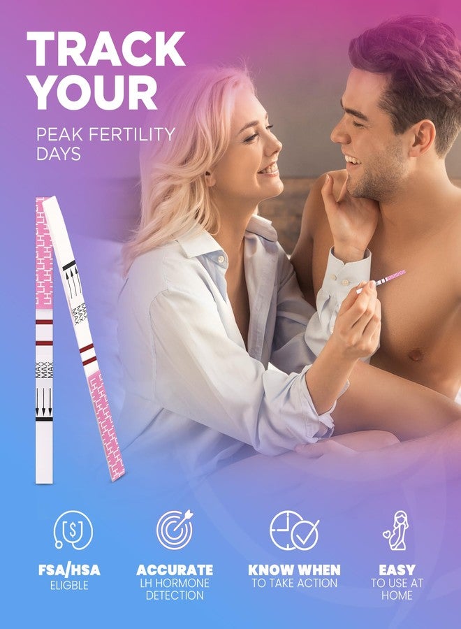 Pelvana Pregnancy and Ovulation Test Strips Combo Kit - 25 LH Fertility Test Strips + 10 Pregnancy HCG Checker Kits - Identify Your Peak Fertility Days - Easy at Home Ovulation Tests (35 Piece Kit) - Image 3