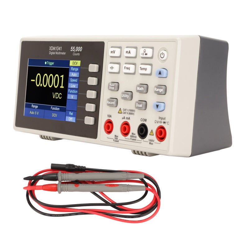 LCD Digital Multimeter: 55000 Count, Accurate Performance - Real Time Data, Data Saving for Portable Desktop, Professional Electrical Testing - Image 2