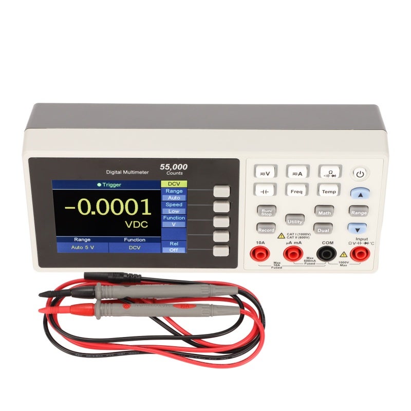LCD Digital Multimeter: 55000 Count, Accurate Performance - Real Time Data, Data Saving for Portable Desktop, Professional Electrical Testing - Image 5