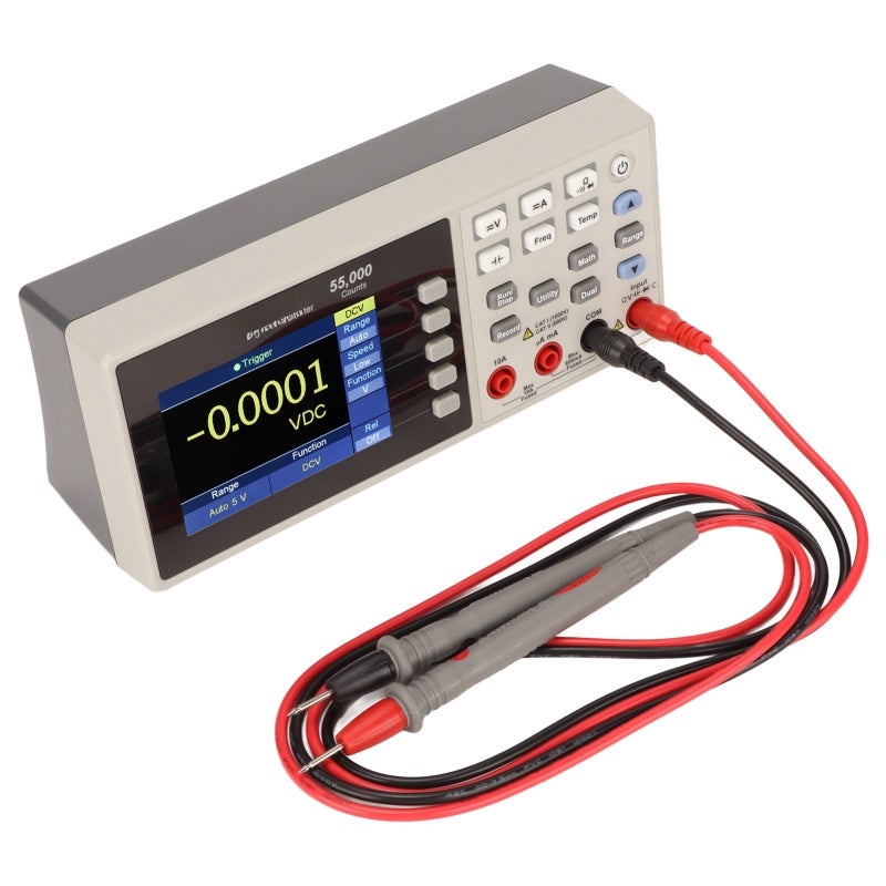 LCD Digital Multimeter: 55000 Count, Accurate Performance - Real Time Data, Data Saving for Portable Desktop, Professional Electrical Testing - Image 4
