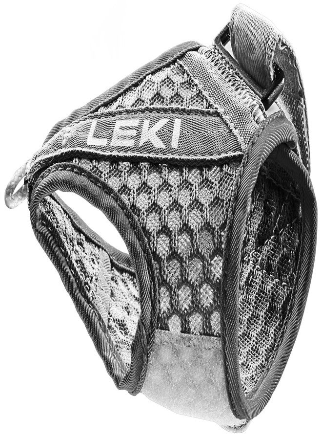 LEKI Shark Frame Strap Mesh - Replacement Strap for LEKI Nordic Walking, Trail Running & Cross Trail Poles with Shark System - Gray - Small/Medium/Large