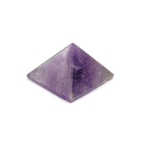 Crystu Natural Amethyst Pyramid for Reiki Healing and Crystal Healing Stone Pyramid Size 10-15 mm (Color : Purple) Pack of 1 pc - Image 1